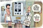Mitt Romney at Doctor's Office Cartoon